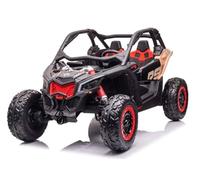 Buggy 24V Can-Am Maverick, 4 Motores DE 200W, MP4, RC Parental (Negro)