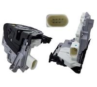BUGIAD Cerradura de puerta EJE TRASERO LADO DE PASAJERO DERECHA Número de enchufes de contacto: 7 BDL14027 Compatible con VW Passat B7 Variant 365 Passat B6 Variant 3C5 Passat B6 Sedán 3C2, SKODA