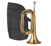 Bugle De Latón Llamada Trompeta Cuerna De Caballería Con Boquilla Bolsa De Transporte Para Principiantes Banda Escolar Orquesta Militar