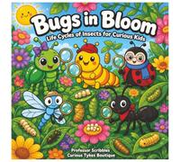 Bugs in Bloom: Life Cycles of Insects for Curious Kids (Professor Scribbles Wonder Canvas Adventures)