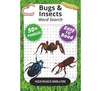Bugs & Insects Word Search Puzzle Book: Word Searches with Easy to Read Print about Bugs, Insects, Fly, Worms, and More | 6x9 inches, 110 pages | 50+ ... Gift for Vacations, Holidays and Free Times