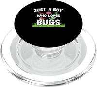Bugs Just A Boy Who Loves Bugs Insectos PopSockets PopGrip para MagSafe