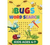 Bugs Word Search for Kids Ages 4 to 7: Simple extra large print bug themed word searches with cute illustrations for young puzzle lovers and early readers (Bugs and Beyond: Activity Books)