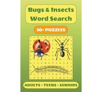 Bugs Word Search Puzzle Book: 50+ Word Find Puzzles with Easy-to-Read Print about Butterflies, Beetles, Ants and More | 6×9 inches, 110 pages … Gift for Vacations, Holidays and Free Times