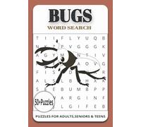 Bugs Word search puzzle book: Word Searches with Easy to Read Print about Bugs| 6x9 inches,110 pages, 50+ puzzles…Gift for Vacations,Holidays and Free Times.