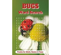 Bugs Word Search Puzzle Book: Word Searches with Easy to Read Print about Bugs, Beetles, Worms and More | 6x9 inches, 110 Pages, 50+ Puzzles for Gift for Vacations, Holidays and Free Times