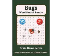 Bugs Word Search Puzzle: Word Searches with Easy to Read Print about Bugs, Insects & its related Vocabulary and More| 6x9 inches, 110 pages| 50+ puzzles... Gift for Vacations, Holidays and Free times