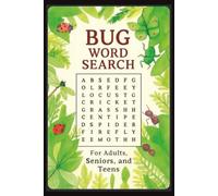 Bugs word search: Word search with easy to read print about Bugs, Bug life, and much more, 6x9 inches, 110 Pages, 50+ puzzles