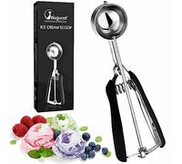 Bugucat Cuchara para Helado 5 cm, Acero Inoxidable de Ice Cream Scoop Cookie Cuchara Melón Baller con Disparador Juego de cuchara para galletas Fabricante de Bolas de Galleta Masa Muffin y fruta