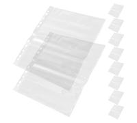 BUGUUYO 10 Fundas Protectoras para Negativos de Película 135 Agujeros Bolsas Transparentes Impermeables para Almacenamiento de Documentos Conservadores Antipolvo para Archivo Paquete