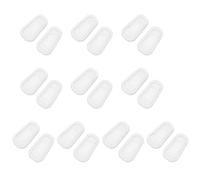 BUGUUYO 10 pares Plaquetas Nasales de Silicona para Gafas Almohadillas Flexibles y Duraderas Repuestos Suaves y Cómodos para Patillas Material Seguro Hipoalergénico sin Irritación ni