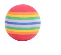 BUGUUYO 10 Piezas Bolas de Entrenamiento de Golf de Suave de Diseño Arcoíris Ligero y Flexible para Práctica Interiores Seguro para Muebles y Ventanas Color Aleatorio Color Aleatorio