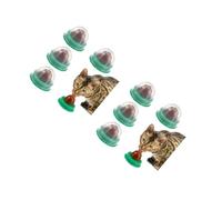 BUGUUYO 10 Piezas Gato Lamer Lamer Divertido Piruleta De Gato Grieta De Gato Bocadillo De Gato Lamiendo Azúcar Golosinas para Gatitos Juguetes para Gatos Dulce Hierba Gatera Green