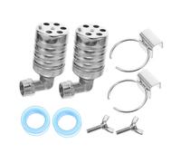 BUGUUYO 10 Piezas Kit de Válvula Flotante de Agua de Controlador de Automático Acero Inoxidable para Acuarios Piscinas y Sistemas de Abastecimiento de Agua para Ganado