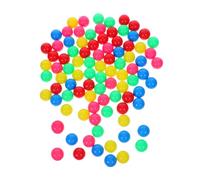 BUGUUYO 100 Piezas Bolas de Plástico Coloridas para Clasificación y Montessori Bolas Huecas Ligera para Aprendizaje Stem y Educativos Preescolar