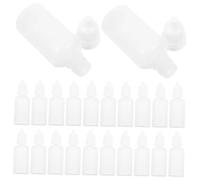 BUGUUYO 100 Piezas Small Dropper Bottles With Leakproof Screw Caps Flexible Plastic Eye Liquid Containers For Oils Paints Essences And Travel Use