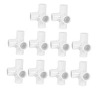 BUGUUYO 10piezas Accesorios Para Ángulo Recto De Pvc Juntas De Esquina De Tubo Para Tuberías Conector De Tubería Para Codo De Grados