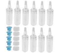 BUGUUYO 10piezas Comedero para Mascotas Pequeño De Botella De Agua para Hámster De Vidrio Transparente Biberón para Animales Pequeños para Hámsteres y Petauros del Azúcar