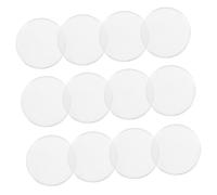 BUGUUYO 12 Lentes Convexas Transparentes 3d De 25 Mm Para Enseñanza Científica, Juego De Lentes Ópticas Biconvexas Para Experimentos y Física, Herramientas Educativas Para Laboratorio