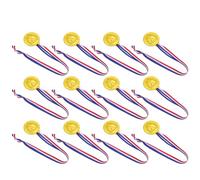 BUGUUYO 12 Piezas Medallas Deportivas Doradas para Diseño Realista Decoración para Fiestas Premios y Recompensas Competencias Escolares y Eventos Deportivos