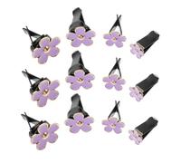 BUGUUYO 12piezas Ambientador Coche Axe Clips De Ventilación Margaritas Decoración Floral