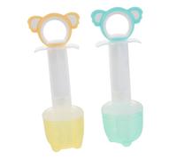 BUGUUYO 2 Juegos Kit de Alimentación y Medicación para Mascotas Dispensador de Alimentos y Tubo de Alimentación para Cachorros y Gatitos Funcionalidad Doble y Diseño Adorable para Pequeñas