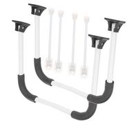 BUGUUYO 2 Juegos Patas Plegables para Mesa de Unidades Accesorios Aplicables para Escritorio Portátil y Mesa de Cocina Fáciles de Instalar y Resistentes para Proyectos DIY