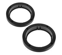 BUGUUYO 2 Piezas Adaptadores para Altavoces para Puerta de Coche Anillos Espaciadores de Plástico de Soportes de Montaje para Audio Automotriz Mejora de Sonido sin Herramientas Compatibles