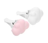 BUGUUYO 2 Piezas Clip para Perfume de Coche Clips de Ventilación para Coche Forma de Nube Decoración Interior Accesorios para Interior de Ventilación