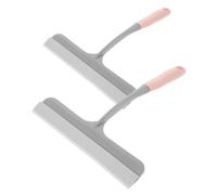 BUGUUYO 2 Piezas De Limpiaparabrisas Para Coche Herramienta De Limpieza De Parabrisas Raspador De Agua Manual Herramienta De Limpieza De Ventanas De Coche Raspador De Ducha Raspador
