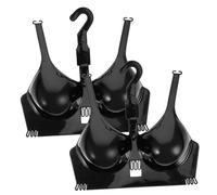 BUGUUYO 2 Piezas Estante de Ropa de Sujetador EY Colgador de visualización sostén Ropa Interior maniquí Mujer para Female Soporte de maniquí Mannequin Femenino el plastico Negro