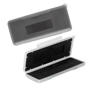 BUGUUYO 2 Piezas Estuche Rígido para Discos Duros Resistente Golpes y Agua Caja Protectora Compacta para SSD Funda de Almacenamiento Segura y Duradera para Unidades Externas Paquete de