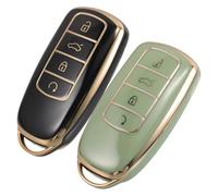 BUGUUYO 2 Piezas Funda Protectora para Llave de Coche Chery Little Ant Carcasa de TPU Resistente y Antirrayaduras de Compatible con Mando sin Llave para Seguridad Automotriz