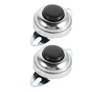 BUGUUYO 2 Piezas Interruptor de Botón para Claxon de Vehículo Eléctrico Metálico Resistente Sonido y Fuerte Respuesta Rápida para Camiones Tractores y Vehículos Eléctricos Pack