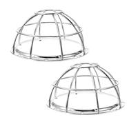 BUGUUYO 2 Piezas Protector de Cabezal de Rociador contra Incendios Jaula de Metal Antichoque y Antirrobo para Detectores de Humo y Sensores de Seguridad Montaje Techo para Hogar Oficina