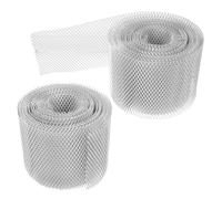 BUGUUYO 2 Rollos Protector de Canalón de Aluminio X Pies Malla Filtro para Canaletas y Bajantes Evita y Escombros Mantenimiento Reducido y Drenaje para Exteriores