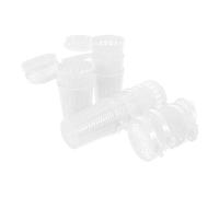 BUGUUYO 20 Jaulas para Cebo de Pesca Blancas Grandes y Gruesas Hechas de Plástico Resistente Lanzadoras de Cebo para Pesca al Aire Libre Alimentadores para Carpas Anguilas y