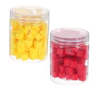 BUGUUYO 200 Piezas modelo geométrico cubos para juguetes de matemáticas bloques cuadrados Proporro de aprendizaje de matemáticas formas geométricas para el plastico