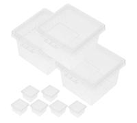 BUGUUYO 20piezas Caja De Observación Transparente para Insectos y Arañas Comedero Práctico para Reptiles Incubadora De Insectos para Colección Recinto para Hábitat De Tarántulas