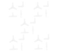 BUGUUYO 20piezas Conectores De Manguera De Aire para De Adaptadores De Accesorios De Oxigenación para Compatibles Mayoría De Aire Instalación y