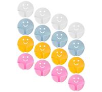 BUGUUYO 24 Ganchos Adhesivos Autoadhesivos para Cables de Alimentación, Soporte Organizador de Enchufes Doble Gancho, sin Taladro, (,), 24 Piezas para Cocina y Hogar