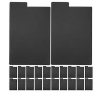 BUGUUYO 25 separadores para clasificar discos de vinilo - Separadores de plástico para álbumes de vinilo - Fichas de índice DIY en blanco para almacenamiento de discos, ideales para coleccionistas