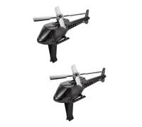 BUGUUYO 2juegos Difusor De Para Coche Forma De Helicóptero Rotación Automática Varillas Aromáticas Mejora La Calidad Del Aire El Vehículo Diseño Creativo y Funcional Para Uso Diario