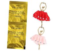 BUGUUYO 2piezas Ambientador De Aire Para Coche Forma De Chica Ballet Difusor Aromático y Decoración Para Ventilación De Automóvil Para Del Coche