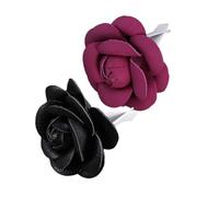 BUGUUYO 2piezas Ambientador para Coche Clip de Flor Accesorio para Ventilación Decoración Elegante para Coche para Salidas o Viajes Diarios