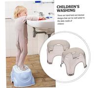 BUGUUYO 2piezas Banco De Plástico Taburetes Antideslizantes Duraderos Taburete De Plástico para Sentarse El Baño o Jardín