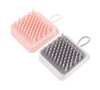 BUGUUYO 2piezas Cepillo De Baño Para Mascotas Masajeador Suave Para Perros y Gatos Diseño Ergonómico Para Mejorar La Circulación y Relajar Tus Animales Baño