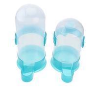 BUGUUYO 2piezas Comedero Automático para Pájaros De Alimentador De Agua para Canarios Periquitos y Aves Pequeñas Sin Fugas Agua y Accesorio para Jaulas De