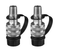 BUGUUYO 2piezas Conector Rápido Hidráulico Para Gatos Cambio Rápido Sin Herramientas Conector Plano Para Manguera Motor y Bomba Hidráulica