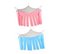 BUGUUYO 2piezas Escondite De Mascotas Triangular Hamaca para Conejos y Chinchillas Cama Esquinera para Cobayas Conejillos De Indias y Hámsteres Material Suave